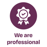We Are Professional All Purple