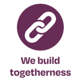 We Build Togetherness With Text All Purple (1)
